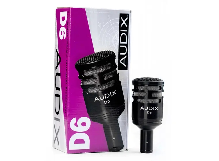 Audix D6 Dynamic Instrument Microphone 